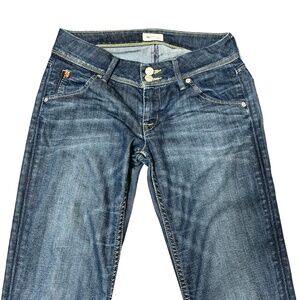 Hudson 08406-00-2 Dark Wash High Waisted Button Fly Skinny Jeans Womens 25